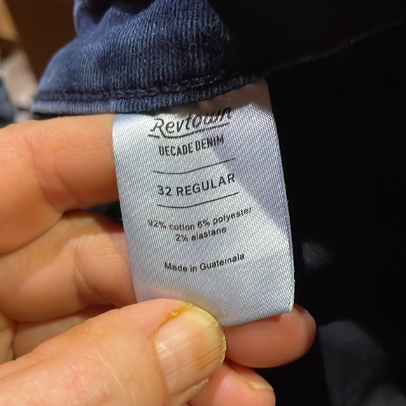 REVTOWN High Rise Skinny Jean in Dusk Indigo - size 32 reg (like a 12) - Picture 7 of 8